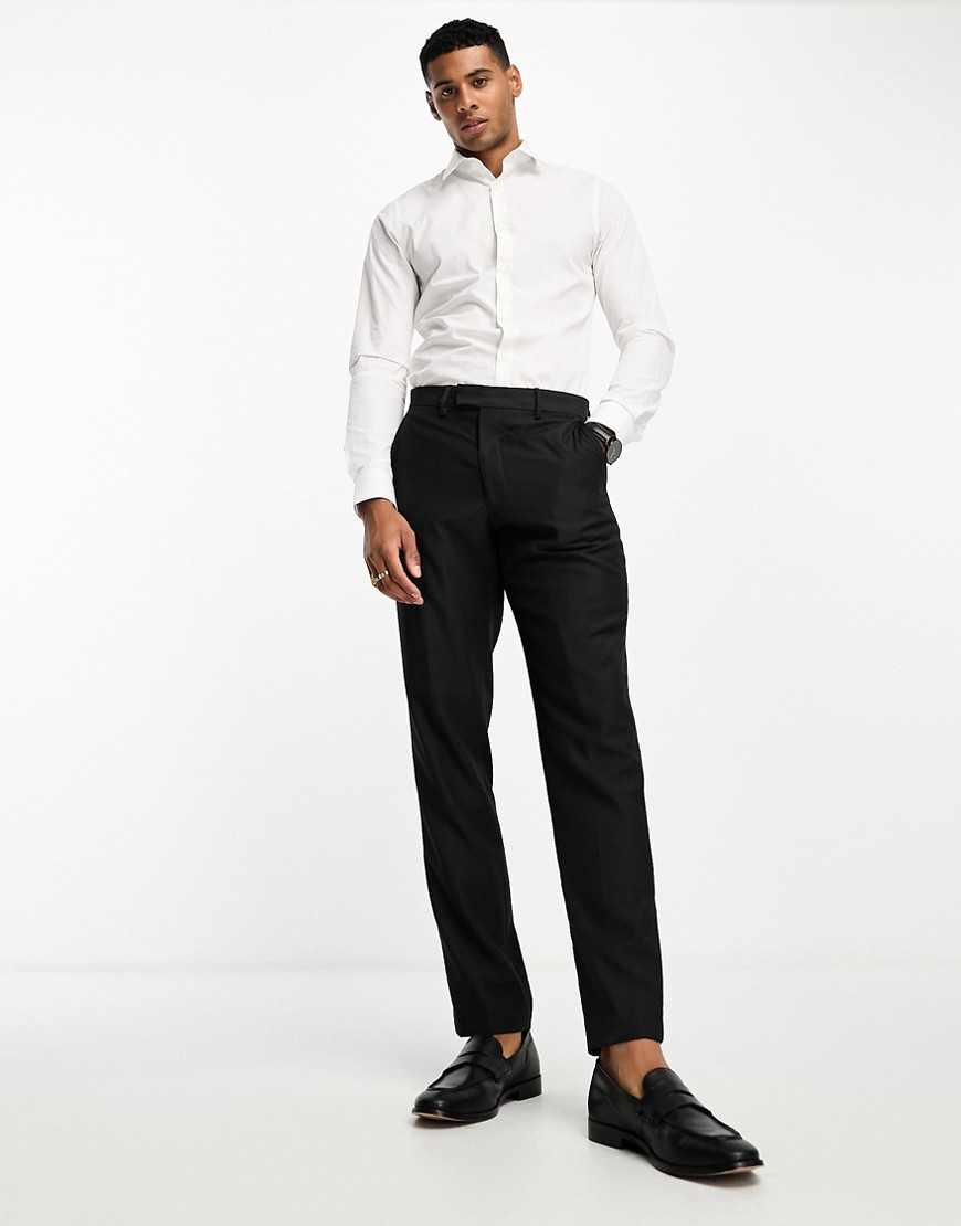 French Connection suit trousers in charcoal-Grey