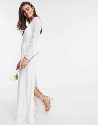asos white wedding dress