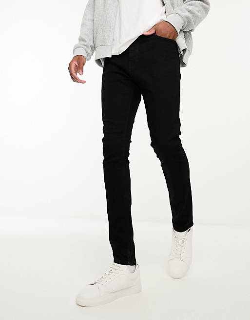 French Connection super skinny fit jeans in black | ASOS