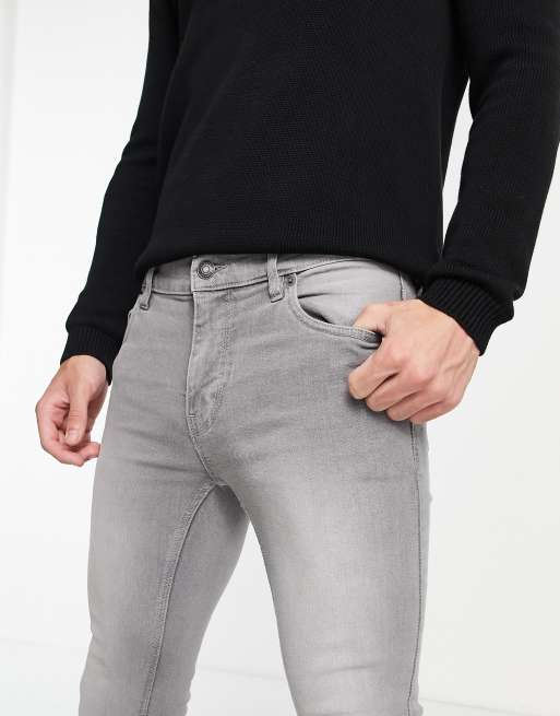 French Connection - Super skinny-jeans med stretch i mørkegrå, 3 af 4