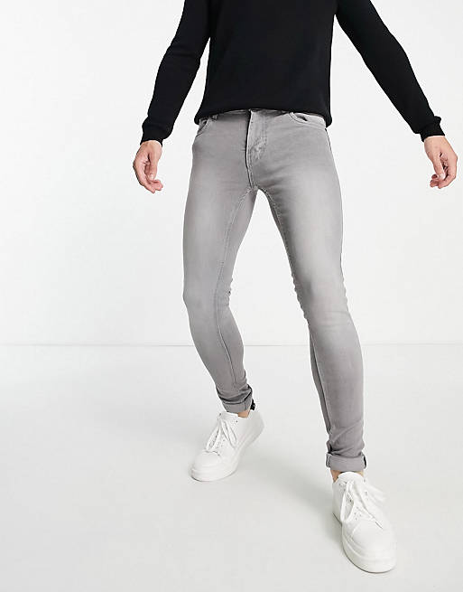 French Connection super skinny stretch jeans in dark grey