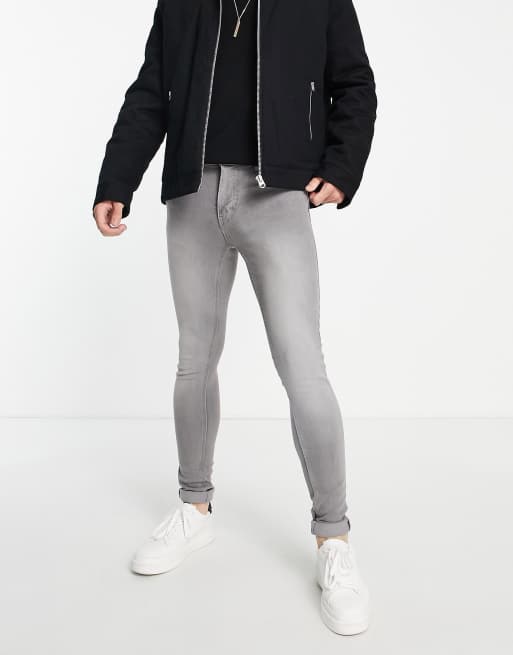 French Connection super skinny stretch jeans in dark grey, 4 of 4