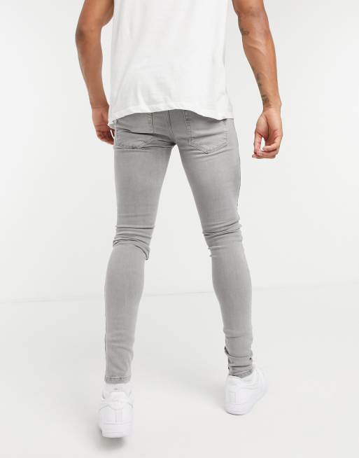 Super skinny sale grey jeans