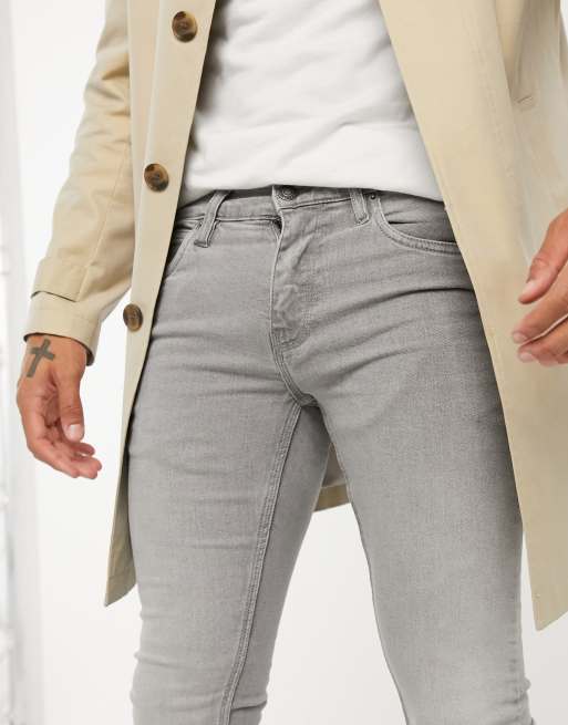 French Connection - Super skinny stretchjeans in grijze wassing, 3 van 4