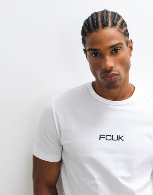 French Connection t-shirt à logo FCUK blanc, 4 de 5