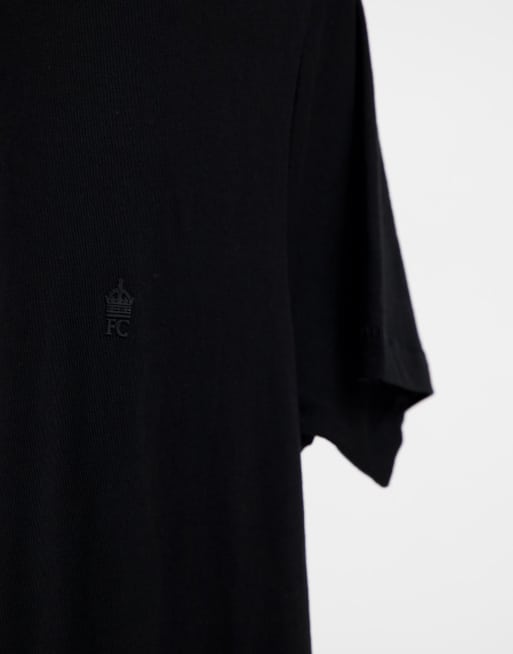 French Connection - T-shirt col V - Noir, 3 de 4