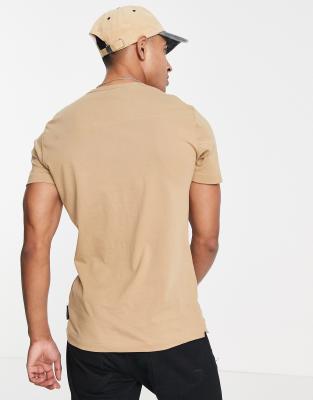 T-shirt girocollo color cammello-Neutro - French Connection T-shirt donna  - immagine2