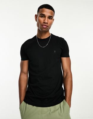 French Connection crew neck t-shirt in black - ASOS Price Checker