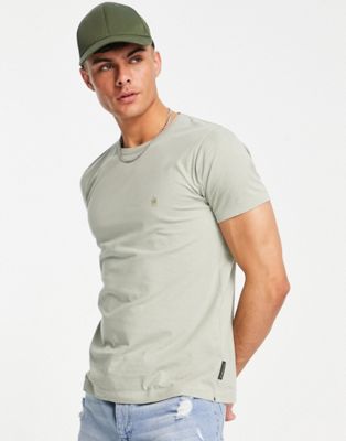 French Connection crew neck t-shirt in sage - ASOS Price Checker