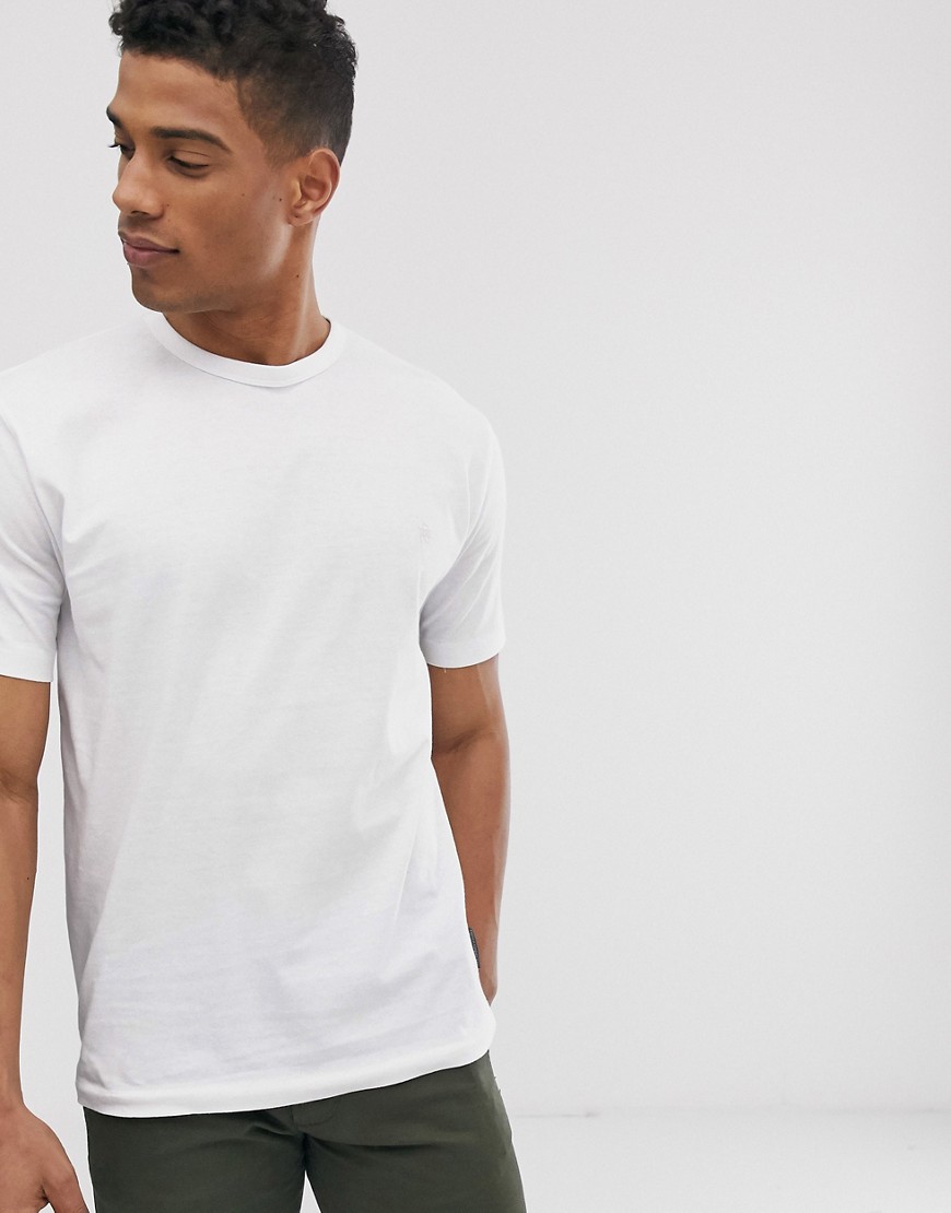 French Connection - T-shirt squadrata bianca in cotone organico-Bianco