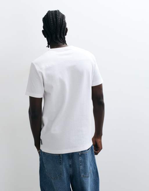 French Connection - T-shirt texturé effet popcorn - Blanc, 5 de 5