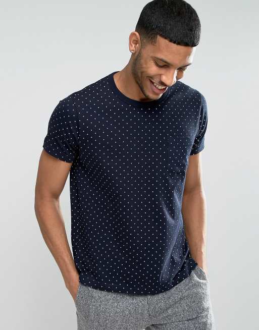 French Connection T-Shirt with Polka Dot Print