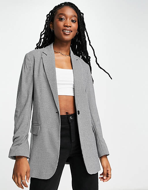 French Connection tailored oversized blazer co-ord in grey