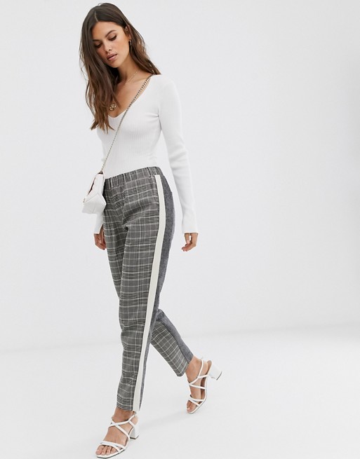 French Connection tailored trouser in check
