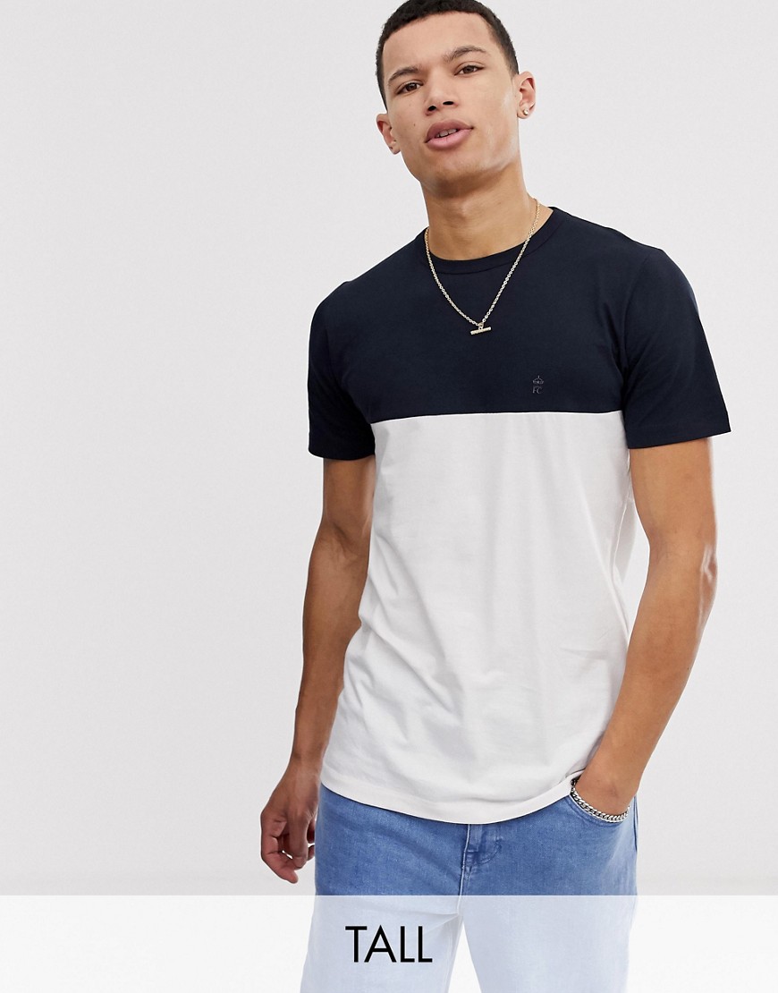 French Connection Tall block stripe t-shirt-Multi