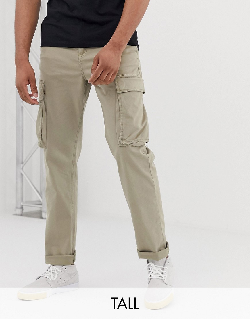 French Connection Tall cargo trouser-Green