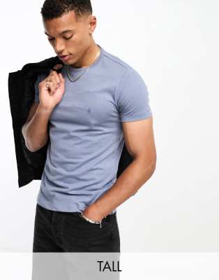 French Connection Tee-Shirt Homme Bleu