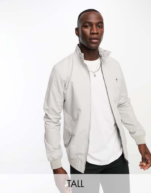 French Connection Tall – Grå Harrington-jacka