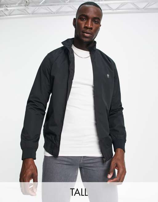 French Connection Tall harrington jacket in black | ASOS