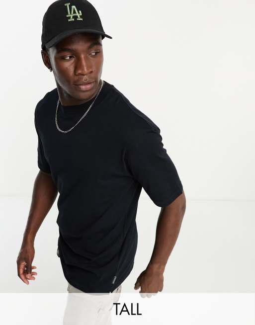 French Connection Tall – Marinblå t-shirt i oversize