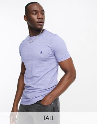 French Connection Tall micro stripe t-shirt in bright blue - ASOS Price Checker
