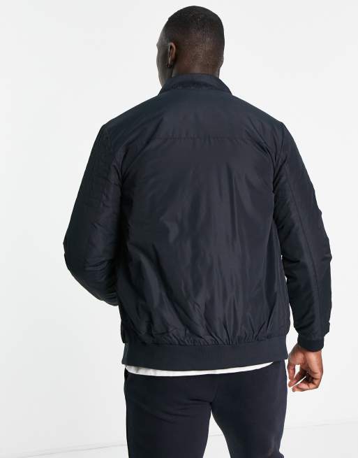 French connection curved hem padded zip up jacket hot sale