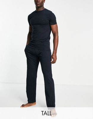 French Connection Tall pyjama set in navy - ASOS Price Checker