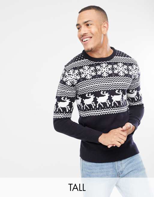 Reindeer fairisle christmas jumper sale