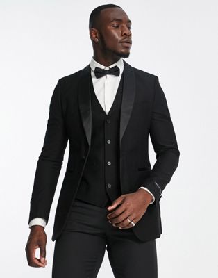 French Connection Tall slim fit dinner suit jacket - ASOS Price Checker