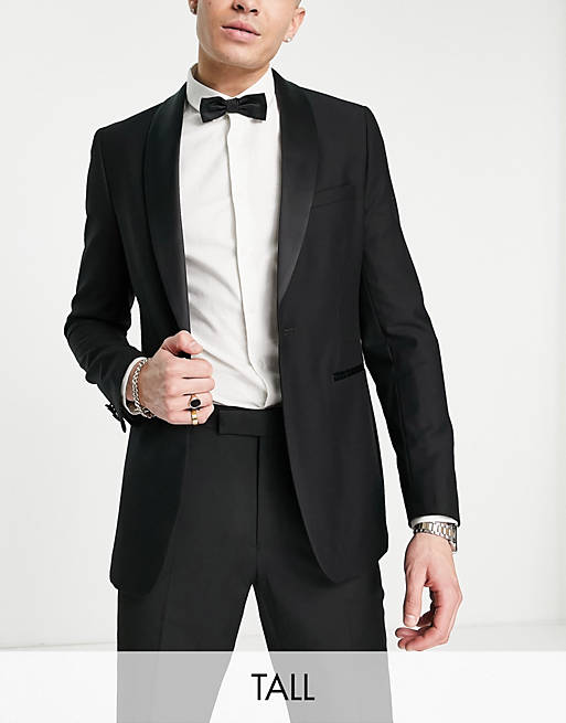French Connection Tall slim fit dinner suit jacket
