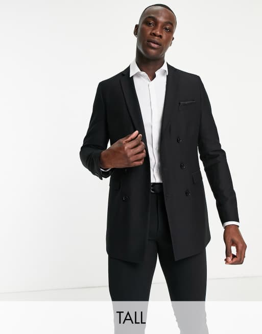 French Connection Tall - Slim Fit-habitjakke i ensfarvet