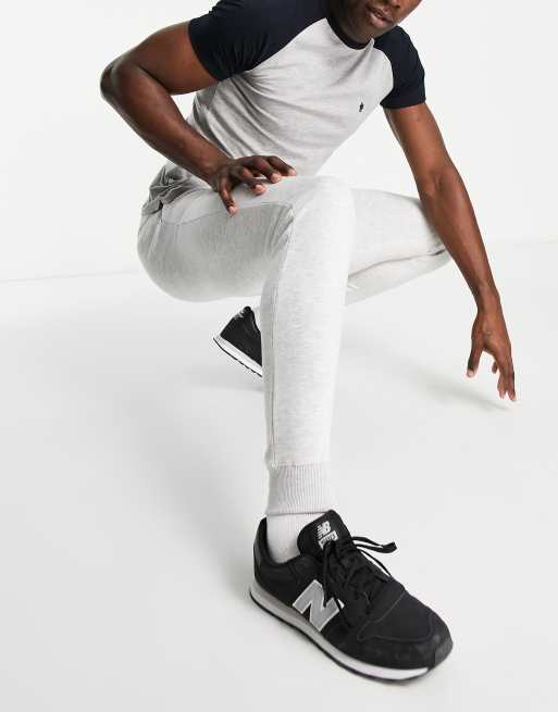 French Connection Tall slim fit jogger in light grey, 2 of 4