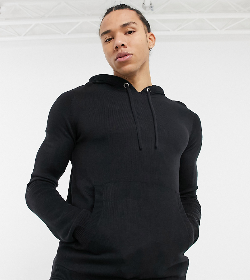 French Connection Tall soft touch hoody in navy