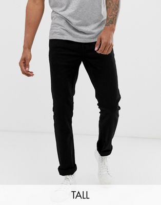 French Connection Tall - Sorte jeans med slim fit