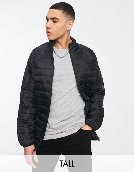 French Connection Tall – Steppjacke in Anthrazit