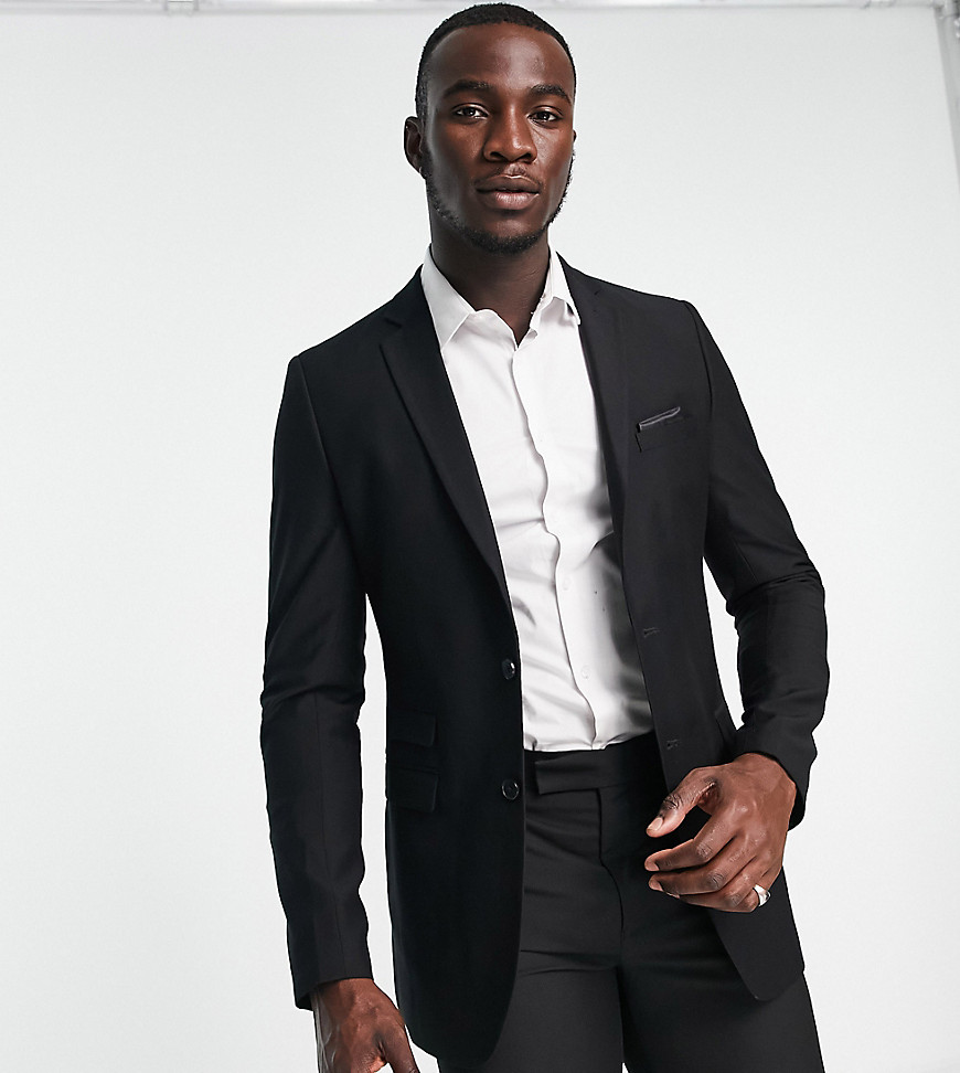 French Connection Tall Suit Jacket In Black
