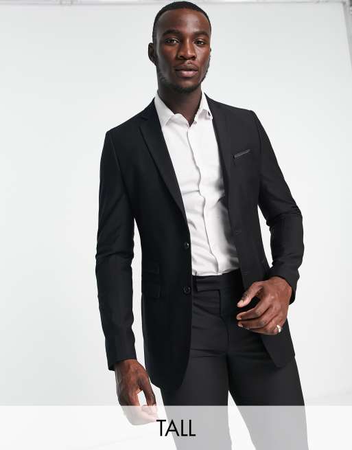 Asos black hot sale suit jacket