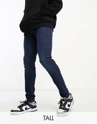 French Connection Tall tapered fit jeans in dark blue 9490₽