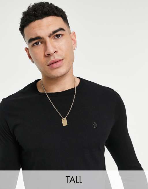 French Connection Tall - Top met lange mouwen in zwart