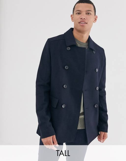 Men's tall shop pea coat