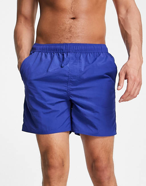 French Connection Tas contrast swim shorts in mazarine and marine