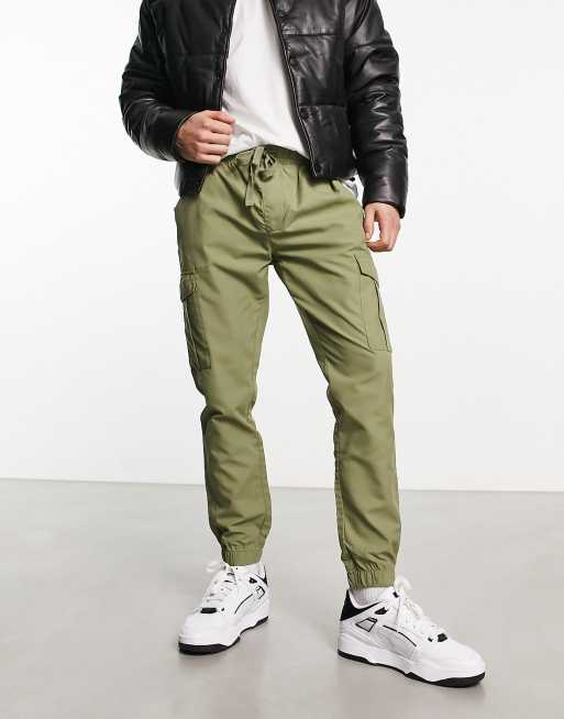 French Connection tech cargo pants in light khaki