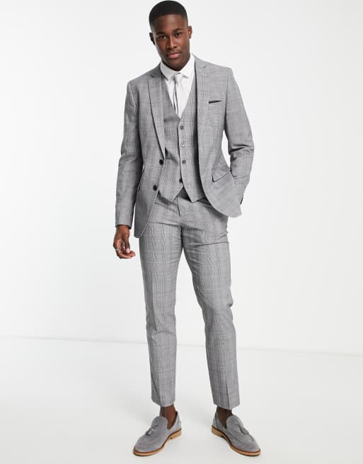 French Connection - Ternet smal vest i Prince of Wales-tern, 4 af 4
