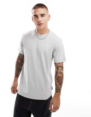 French Connection Mens French Connection Textured T-shirt In Gray