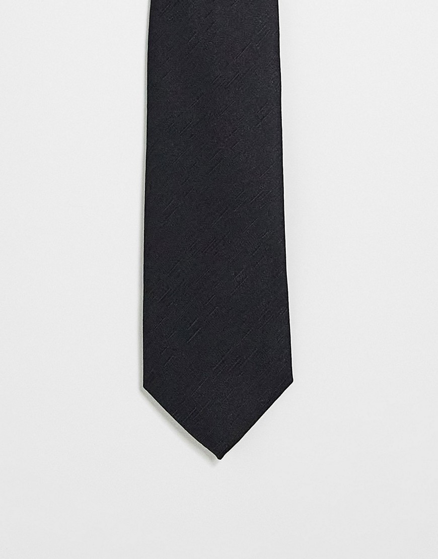 French Connection Tie In Black