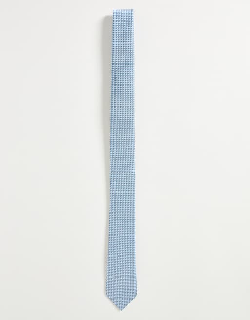 French Connection tie in grey diamond