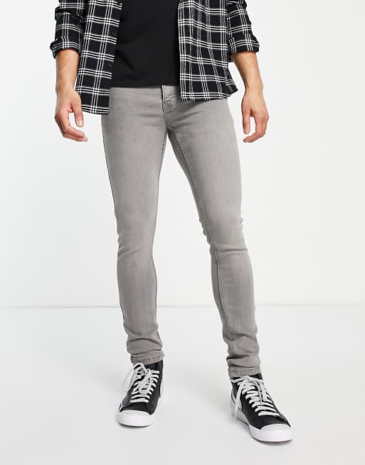 French Connection - Toelopende jeans in donkergrijs