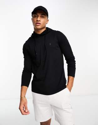 Sweat à Capuche French Connection Femme – Taille S – Noir Logo – Décontracté – Occasion TBE