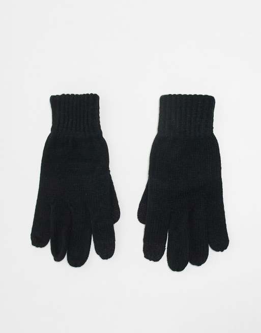 French Connection touch screen gloves in black