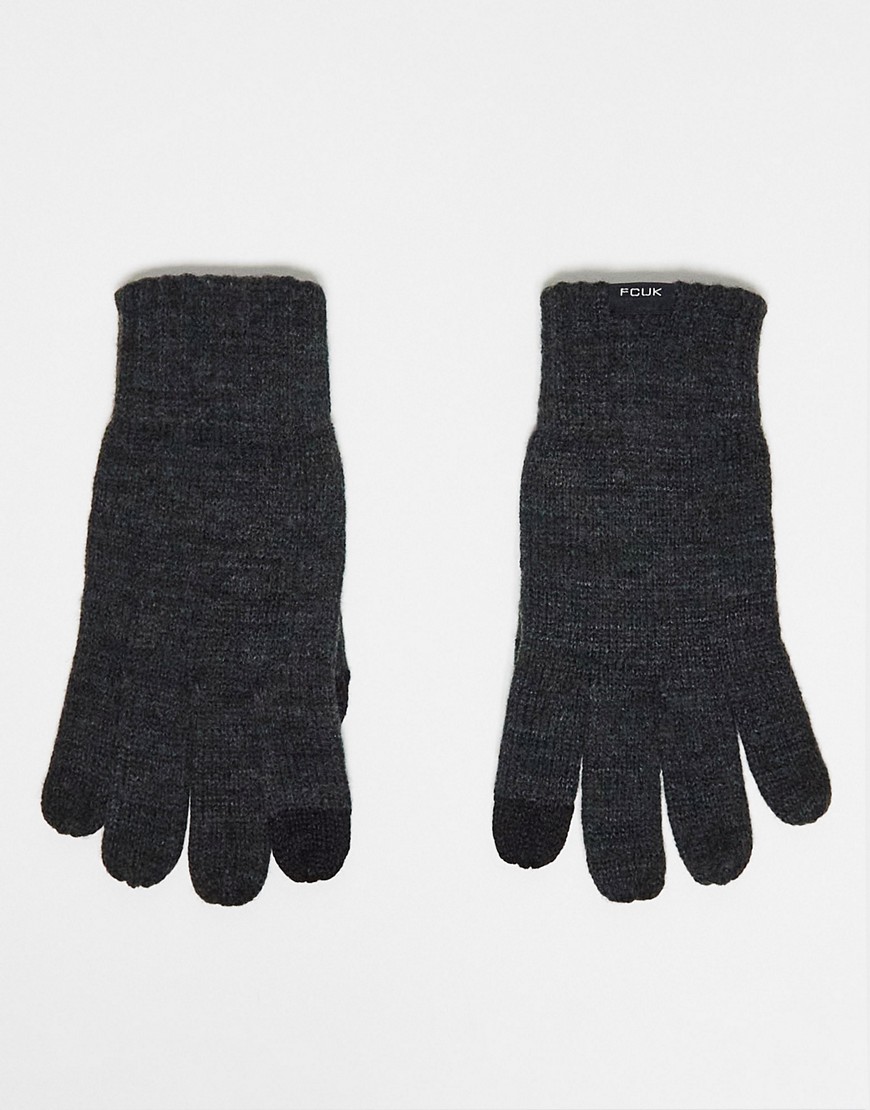 touch screen gloves in gray